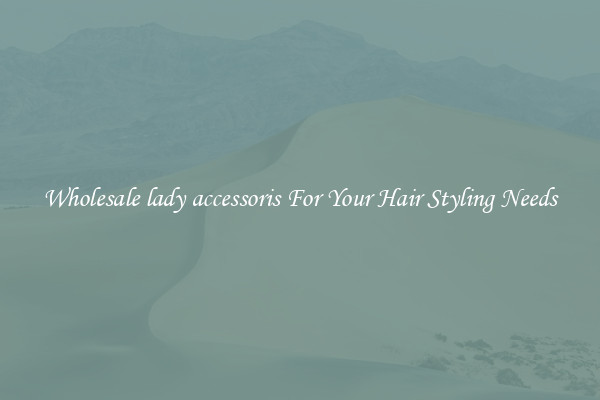 Wholesale lady accessoris For Your Hair Styling Needs