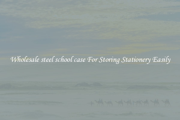 Wholesale steel school case For Storing Stationery Easily