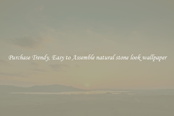 Purchase Trendy, Easy to Assemble natural stone look wallpaper