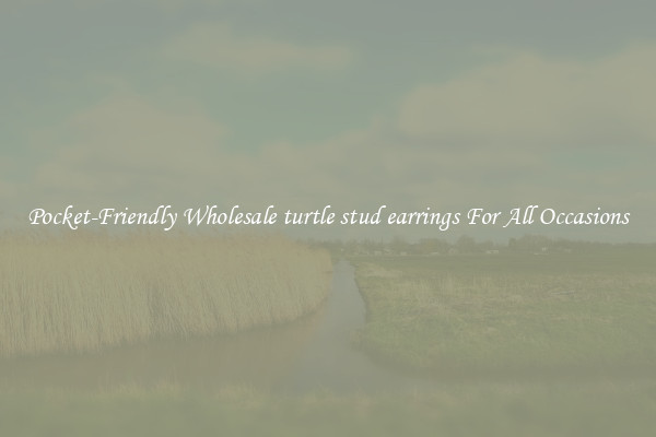 Pocket-Friendly Wholesale turtle stud earrings For All Occasions