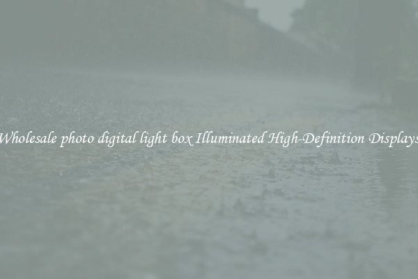Wholesale photo digital light box Illuminated High-Definition Displays 