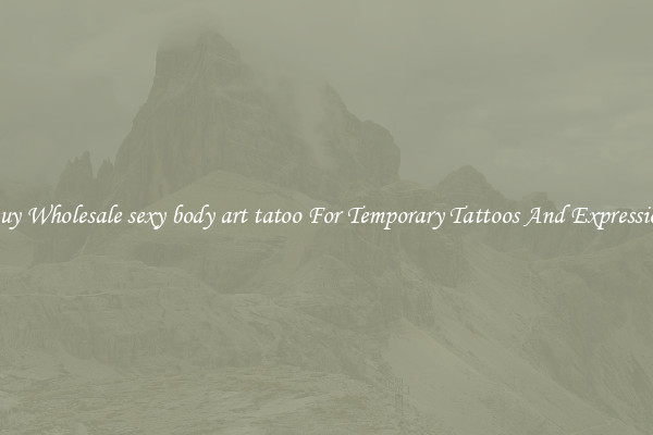 Buy Wholesale sexy body art tatoo For Temporary Tattoos And Expression
