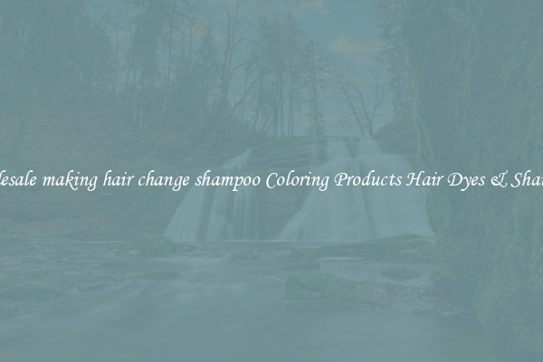 Wholesale making hair change shampoo Coloring Products Hair Dyes & Shampoos