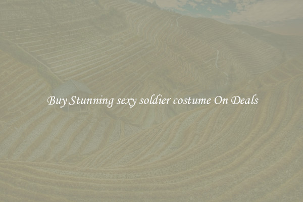 Buy Stunning sexy soldier costume On Deals